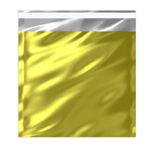 Lot de 50 sachet alu métallisé brillant doré 220 x 220 mm