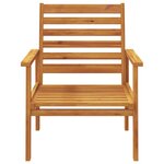 vidaXL Salon de jardin 4 Pièces bois d'acacia solide