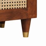vidaXL Buffet Marron 60 x 33.5 x 75 cm bois de manguier massif