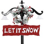 vidaXL Arbre de Noël neigeux avec base de parapluie Bleu 170 cm PVC