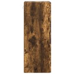 vidaXL Armoire Murale 66 x 34 5 x 90 cm Bois d'ingénierie Chêne fumé