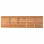 vidaXL Dessus de table marron clair bois chêne massif rectangulaire
