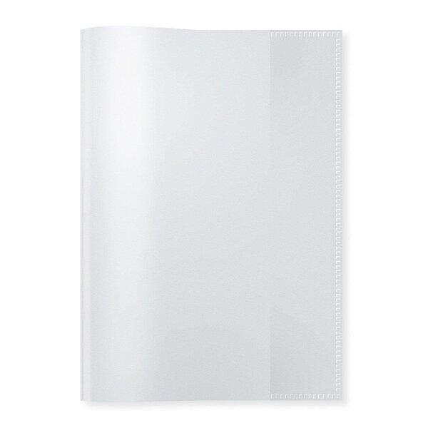 protèger-cahiers  format A5  en PP  jaune transparent HERMA