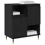 vidaXL Buffets 3 Pièces Chêne noir