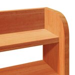 vidaXL Cadre de lit sans matelas cire marron 120x200cm bois pin massif