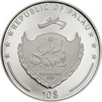 Pièce de monnaie en Argent 10 Dollars g 62.2 (2 oz) Millésime 2019 Flowers POPPY