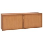 vidaXL Meuble TV 110x30x40 cm Bois de teck massif