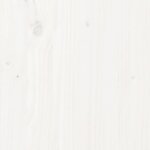 vidaXL Composteur Blanc 82 5x82 5x99 5 cm Bois massif de pin