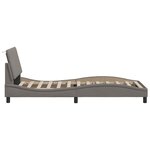 vidaXL Cadre de lit sans matelas Hanko taupe 90x200 cm tissu