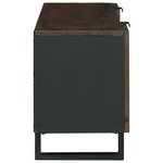vidaXL Meuble TV - 105 x 33 5 x 46 cm  fait en bois de mangue massif.