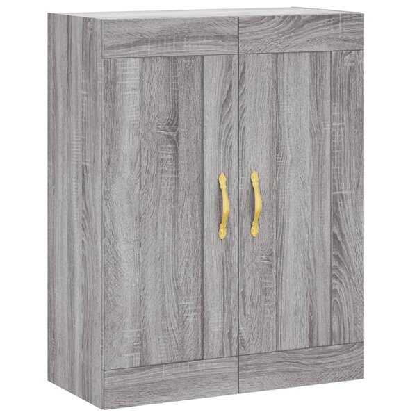 vidaXL Armoire murale sonoma gris 69 5x34x90 cm bois d'ingénierie