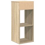 vidaXL Bibliothèque chêne sonoma 34x31x80 cm bois d'ingénierie