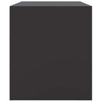 vidaXL Meubles TV 2 Pièces noir 67x39x44 cm acier