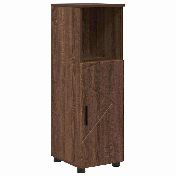 vidaXL Cabinet de salle de bain Chêne marron 30 x 35 x 95 cm