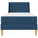 vidaXL Cadre de lit avec matelas avec tête de lit Polyester