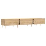 vidaXL Meuble TV chêne sonoma 150x36x30 cm bois d'ingénierie