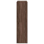 vidaXL Cloison de séparation chêne marron bois d'ingénierie