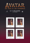 Collector 4 timbres - Avatar - De feu et de cendres - Lettre internationale