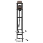 vidaXL Tête de lit de rangement Chêne marron 200 cm Bois d'ingénierie
