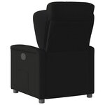 vidaXL Fauteuil inclinable Noir Tissu