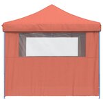vidaXL Tente de fête 292 x 292 x 315 cm Terre cuite Tissu Oxford