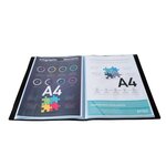 Protège-documents En Polypropylène Souple Opak 40 Vues - A4 - Noir - X 20 - Exacompta