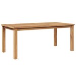 vidaXL Table basse Marron 110 x 55 x 45 cm Bois de teck solide