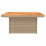 vidaXL Canapé de jardin avec accoudoirs et table relevable 2 Pièce
