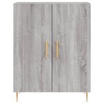 vidaXL Buffet sonoma gris 69 5x34x90 cm bois d'ingénierie