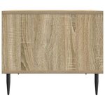 vidaXL Table basse Chêne Sonoma 90 x 50 x 40 cm Bois d'ingénierie
