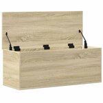 vidaXL Boîte de rangement chêne sonoma 90x35x35 cm bois d'ingénierie