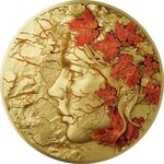 Pièce de monnaie en Argent - Cuivre 2000 Francs g 1000 (1 Kg) Cu - 62.2 (2 Oz) Ag Millésime 2025 WHISPERS OF THE MAPLE AUTUMN (PRÉCOMMANDE)