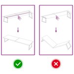 vidaXL Dessus de table bois massif traité bordure assortie