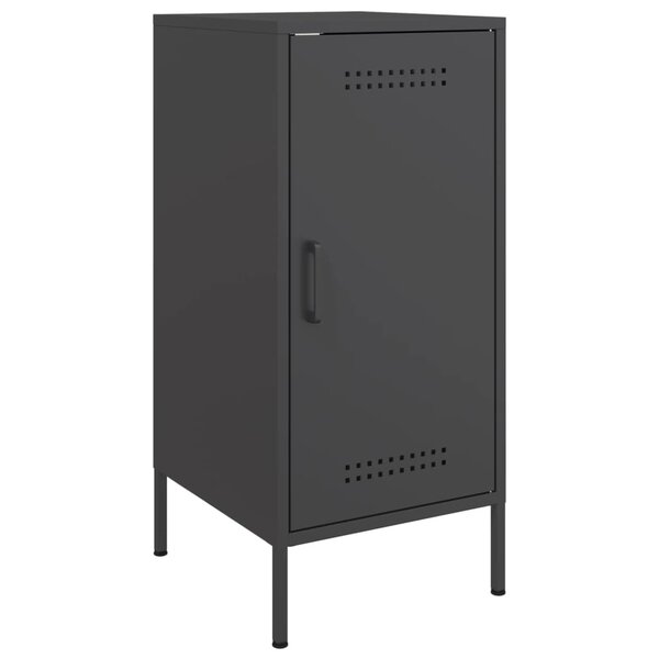 vidaXL Buffet noir 36x39x79 cm acier