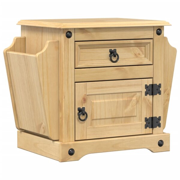 vidaXL Table de chevet Corona 45x35x47 5 cm bois de pin massif