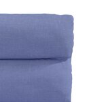 vidaXL Chaises à manger lot de 2 bleu jean tissu