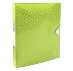 Classeur semi-rigide PP 7/10e 2 anneaux 30mm OffiX® - A4 maxi  couleurs aléatoires x 10 EXACOMPTA