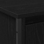 vidaXL Cabinet Sous Évier Chêne noir 91 x 35 x 60 cm Bois d'ingénierie