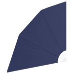 vidaXL Écran de confidentialité pour balcon Bleu marine 160 x 160 cm