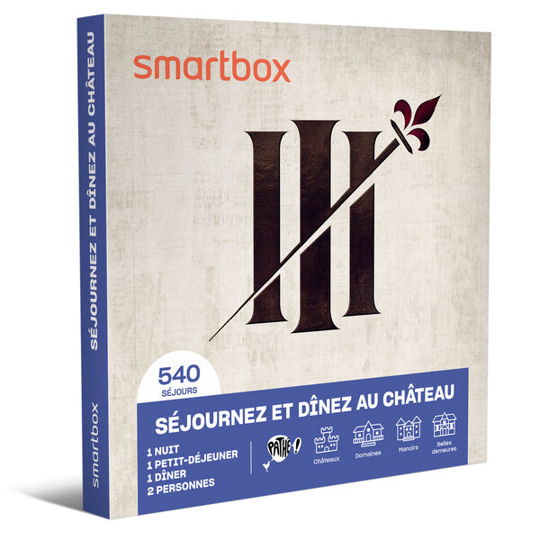 SMARTBOX - Coffret Cadeau Séjournez et dînez au château - Séjour