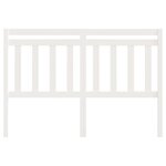 vidaXL Tête de lit Blanc 140x4x100 cm Bois massif de pin
