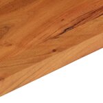 vidaXL Dessus de table 110x70x3 8cm rectangulaire bois massif d'acacia