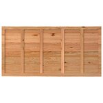 vidaXL Dessus de table marron clair bois chêne massif rectangulaire