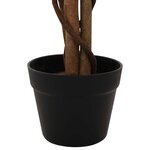 vidaXL Arbre d'érable artificiel Rouge 80 x 16 x 120 cm Tissu et bois
