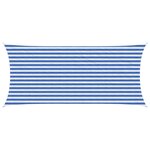 vidaXL Voile d'ombre 2 x 4 5 m HDPE Rectangulaire Bleu et Blanc