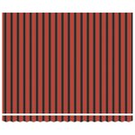 vidaXL Auvent Rétractable with orange et marron 400 × 300 cm tissu