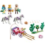 PLAYMOBIL 71846 - Calèche avec couple princier  cocher et cadeau