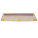 vidaXL Tapis d'escalier autocollants aspect sisal 15 Pièces 65x21x4 cm