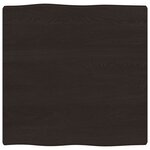 vidaXL Dessus de table bois massif traité bordure assortie
