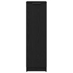 vidaXL Meuble à chaussures avec étagère Chêne noir 29.5 x 35 x 101 cm